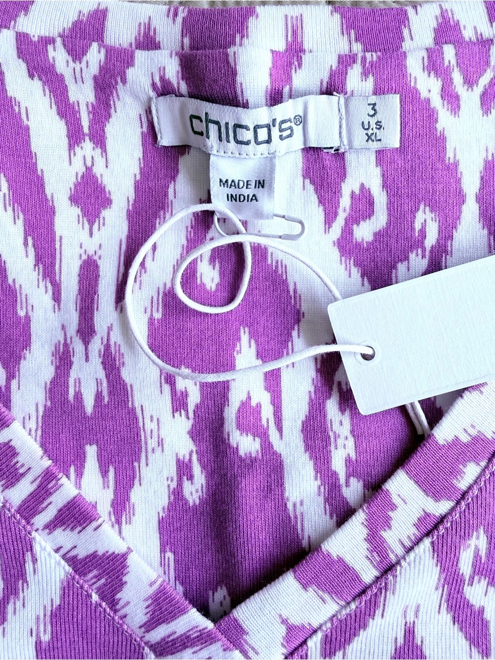 NWT Chico’s 100% Pima T-shirt NWT - Picture 3 of 5